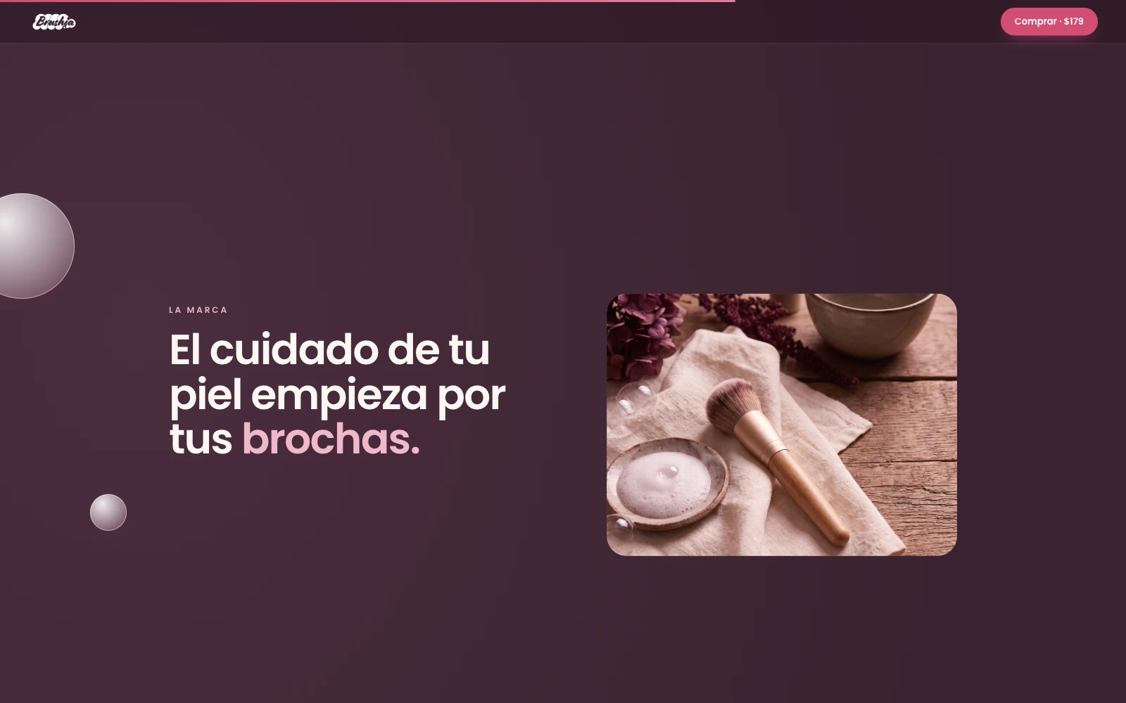 Brushia — vista 2 del sitio
